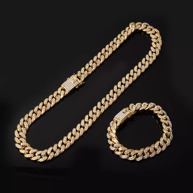 Stainless steel curb chain 13mm