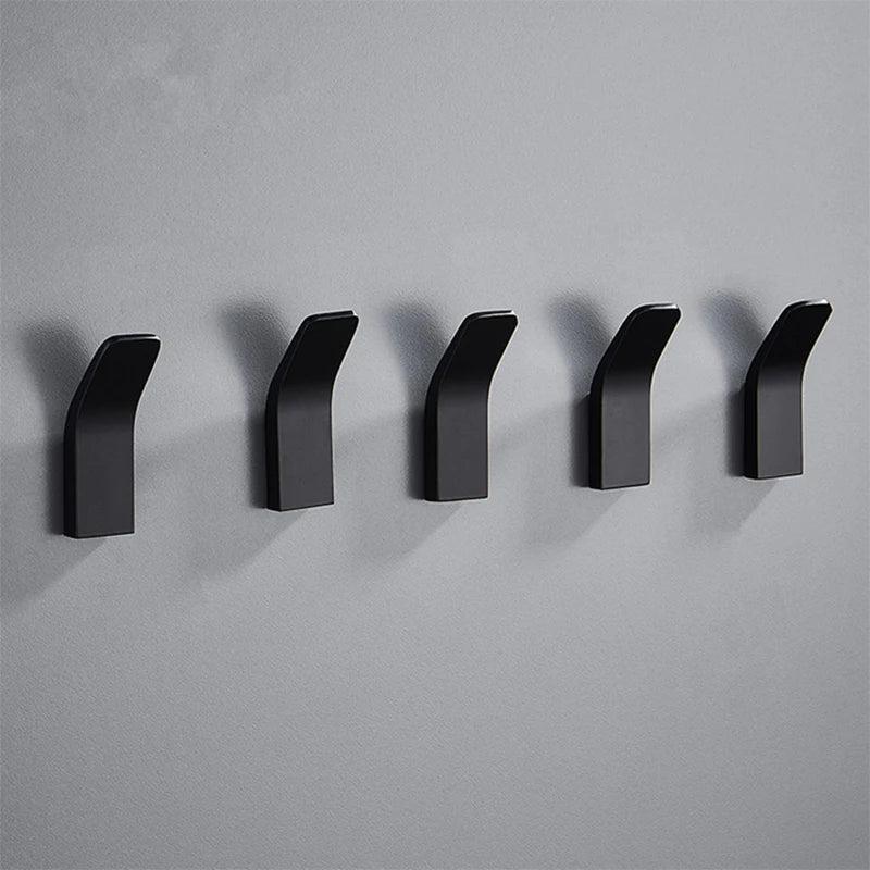 Bathroom Gold Black Robe Hook Wall Hook Towel Hook For Coat Hook Rustproof Hook Hanger Clothes Hangers For Kitchen Accessories