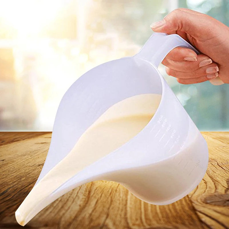 1pc, Messbecher, Kunststoff-Flüssigkeitsmessbecher