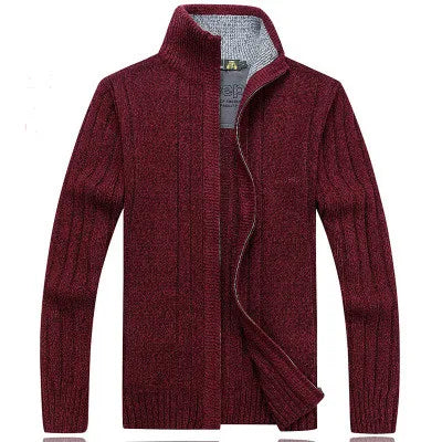 Sweater Male 2020 Wool Cotton Cardigan Autumn Men's Winter Sweater Kint Wear Knitwear Coats Clothing
