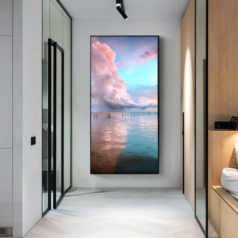 Natural Scenery Poster Nordic Dekoration Decorative Wall Art Interior Frameless Canvas Painting Print Picture Room Home Decor