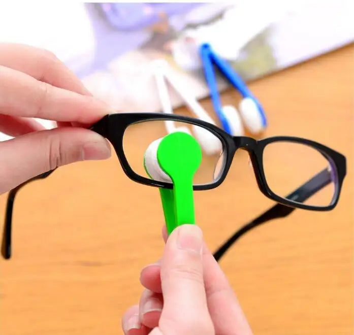Mini Soft Eye Glasses Lens Cleaning Brush Cleaner Wipe Microfiber Spectacles Eyeglass Eyewear Cleaner Screen Rub Kitchen Towel