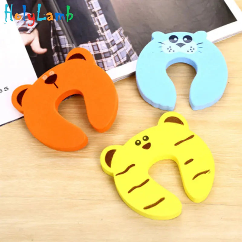 Child Safety Protection Baby Safety Cute Animal Security Card Door Stopper Baby Newborn Care Child Lock Protection From Children