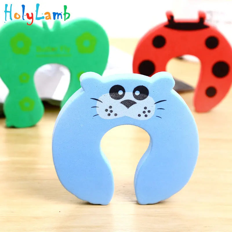 Child Safety Protection Baby Safety Cute Animal Security Card Door Stopper Baby Newborn Care Child Lock Protection From Children
