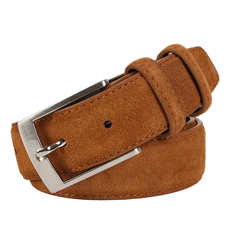 New Style Fashion Brand Welor Genuine Leather Belt For Jeans Leather Belt Men Mens Belts Luxury Suede Belt Straps