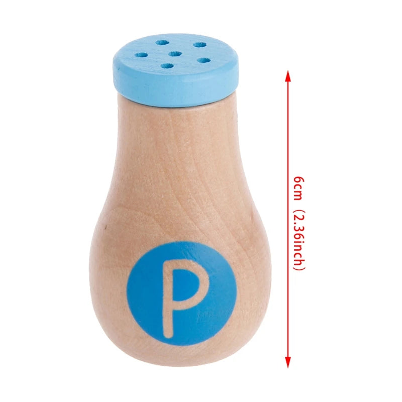 Kids Pretend Role Play Kitchen Fruit Food Wooden Toy Cutting Set Child Gifts