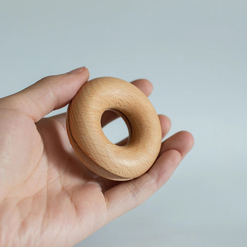 Wood Bag Clips Bag Sealer Nordic Doughnut Shape Gadgets Inteligentes Snacks Food Clip Kitchen Storage Organization Kitchen Tools