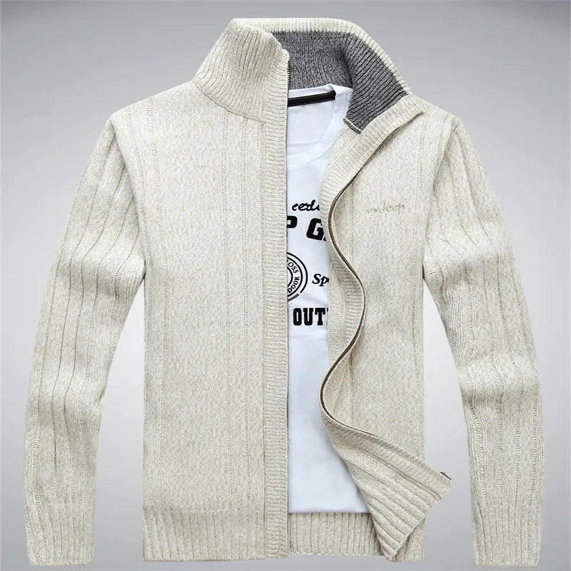Sweater Male 2020 Wool Cotton Cardigan Autumn Men's Winter Sweater Kint Wear Knitwear Coats Clothing