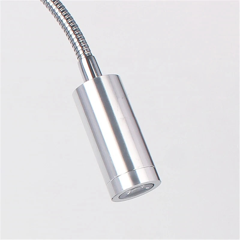 Free shipping LED desk lamp,clamp reading lamp, 30/40/50cm 3W Flexible led table light ,high brightness clip spot lamp TD-005