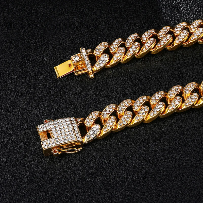 Stainless steel curb chain 13mm