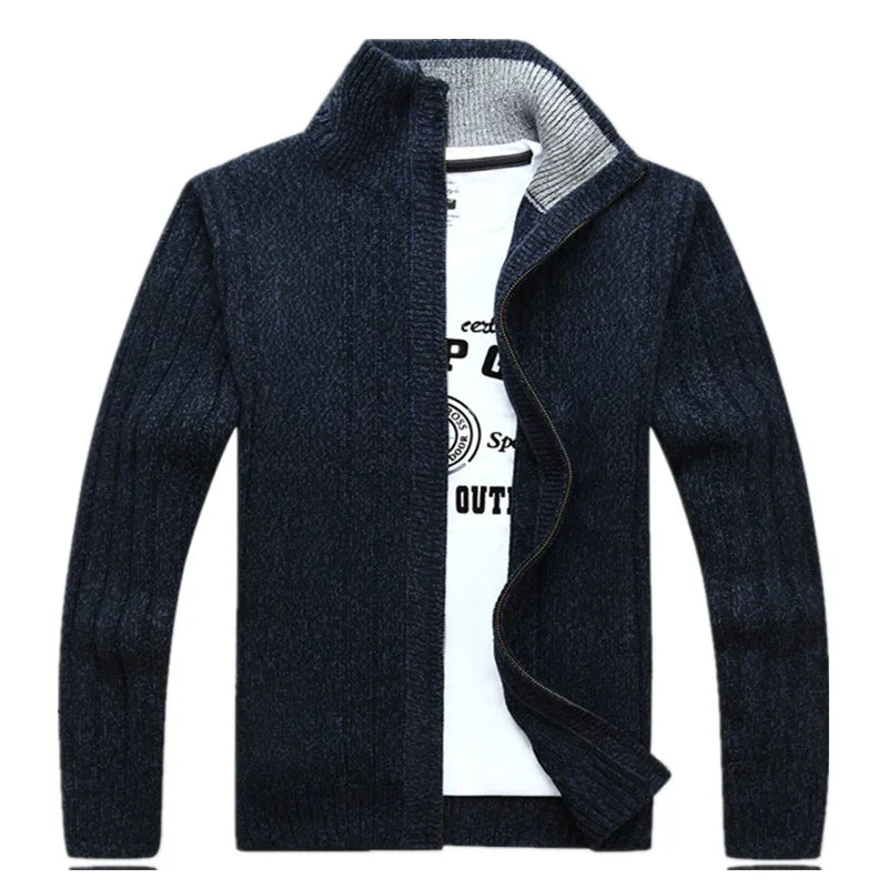 Sweater Male 2020 Wool Cotton Cardigan Autumn Men's Winter Sweater Kint Wear Knitwear Coats Clothing