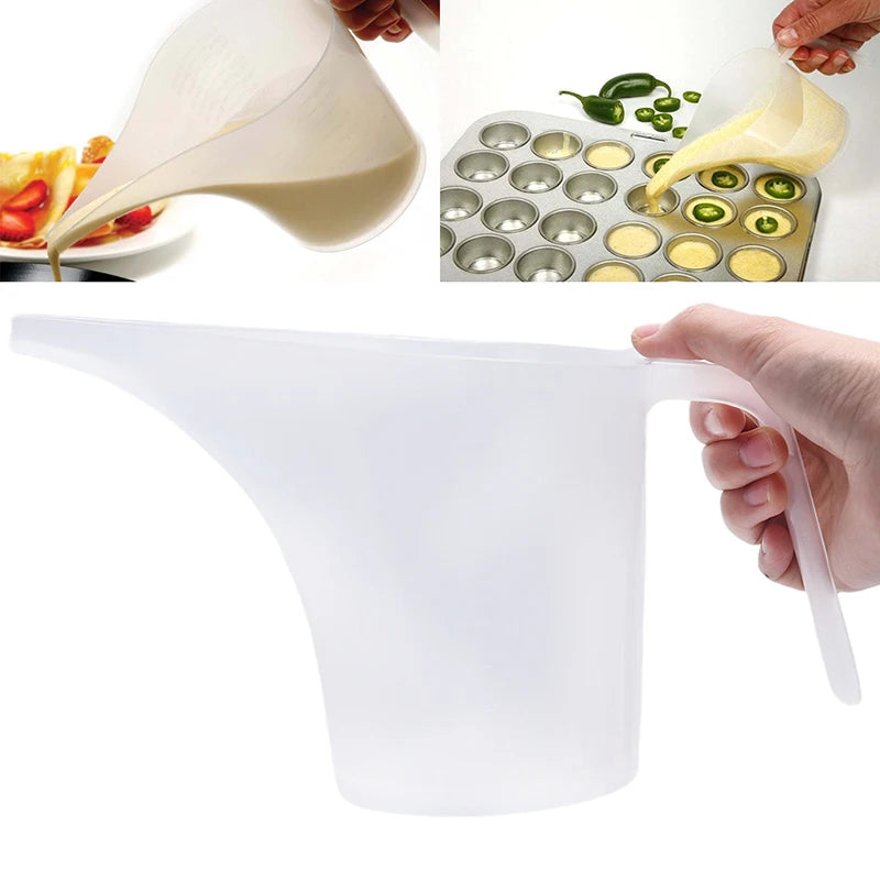 1pc, Messbecher, Kunststoff-Flüssigkeitsmessbecher