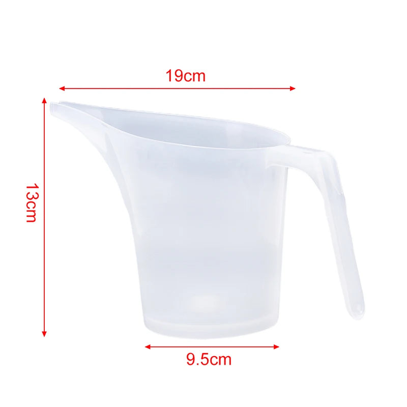 1pc, Messbecher, Kunststoff-Flüssigkeitsmessbecher