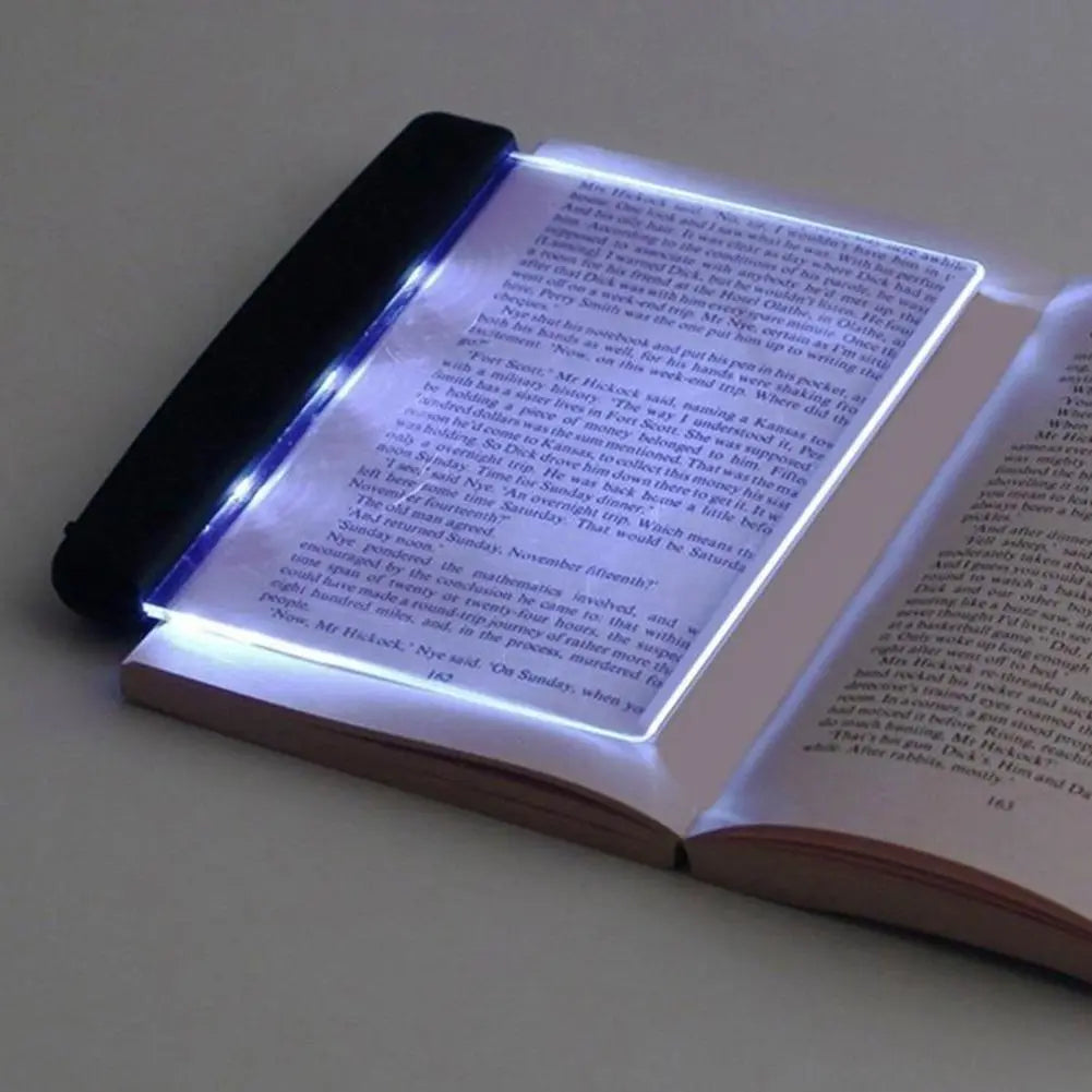 Led Flat Night Vision Reading Light Tablet Book Light Eye Protection Student Night Reading Lamp Flat Plate Car Travel Panel LED