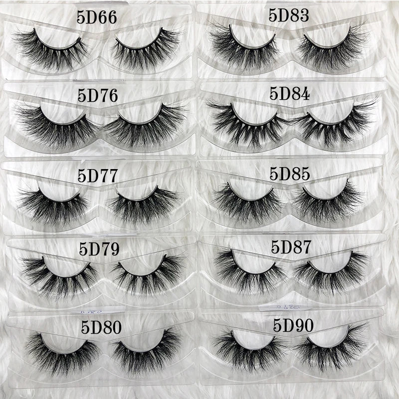 Mikiwi Thick Long 5D mink eyelashes long lasting mink lashes natural dramatic volume eyelashes extension 3d false eyelash