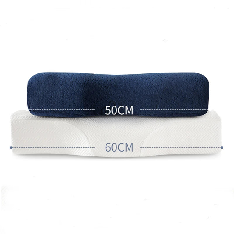 Cooling Gel Pillow for Sleeping Slow Rebound Cervical Contour Orthopedic Pillow Ergonomic Memory Foam Cervical Massage Pillow