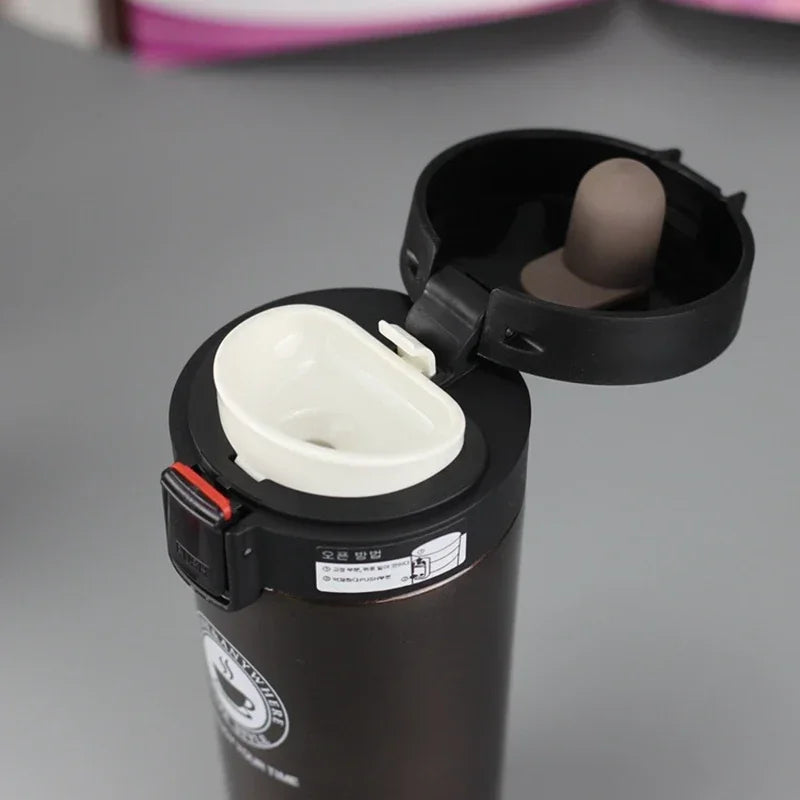 HOT Premium Travel Coffee Mug Stainless Steel Thermos Tumbler Cups Vacuum Flask thermo Water Bottle Tea Mug Thermocup