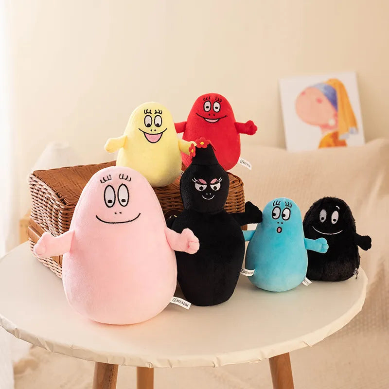 Cartoon Barbapapa Plush Toys Soft Stuffed Dolls For Baby Kids Comfort Soft Gift Toys Home Decora Girls Children Birthday Gifts