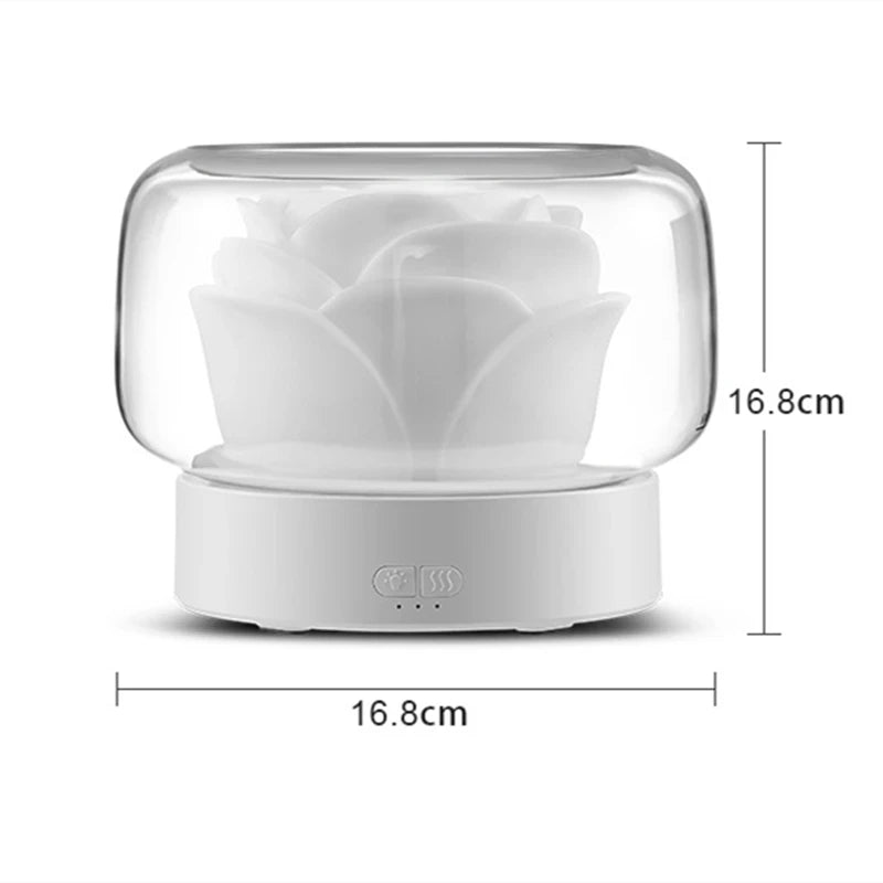 BPA Free Aroma Diffuser 400ML Moutain View Essential Oil Aromatherapy Difusor With Warm and Color LED Lamp Humidificador