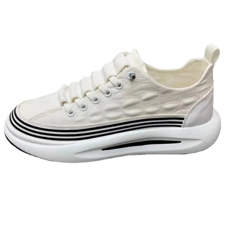Casual Shoes Men Summer Fashion Breathable New Cloth Shoe Men's Comfortable Lightweight Daddy Shoes High Quality Male Sneakers