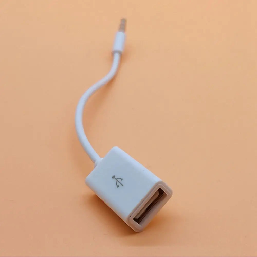 Jack 3,5 AUX Audio Stecker Zu USB 2,0 Konverter Aux Kabel Für Auto MP3 Lautsprecher U Disk USB flash stick Zubehör 3,5mm