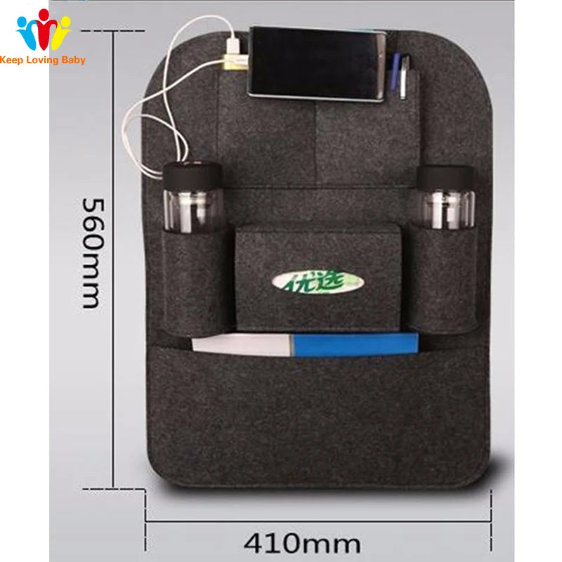 Shopping Car Covers Design Fashion Car Seat Storage Bag Styling Multifunction Back Bag Child Safety Seat Shopping Car Cover