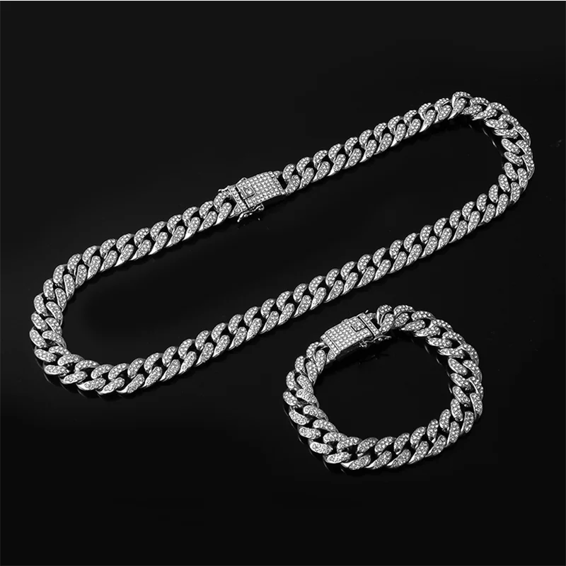 Stainless steel curb chain 13mm