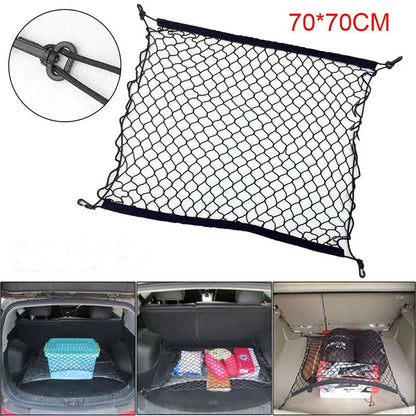 Car Trunk Storage Elastic Mesh Net 4 Hooks Fit for Cadillac ATS BLS CTS XT4 XT5 ATSL XTS STS SRX Escalade auto zubehör