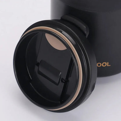 2023 New Product Office Coffee Cup Stainless Steel Double-Layer Vacuum Spray Paint Mug With Handle Heat Preservation Coffee Cup