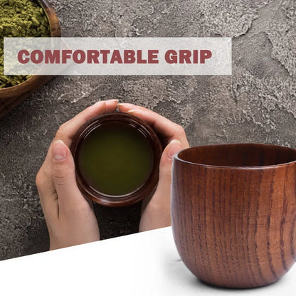 Wooden Big Belly Cups Handmade Natural Spruce Wood Cups Beer Tea Coffee Milk Water Cup Kitchen Bar Drinkware Dropshipping