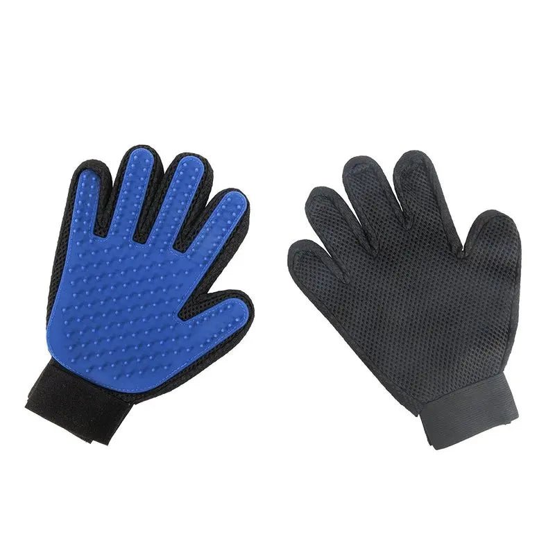 Pet Dog brush Glove finger cleaning Massage Glove for Pet cat Grooming comb hair gloves  animal  Deshedding tools