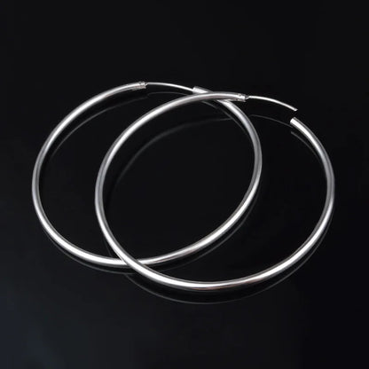XIYANIKE Silver Color  Fashion Wild Exaggerated Circle Earring For Women Sterling-silver-jewelry Oorbellen Brincos VES6507