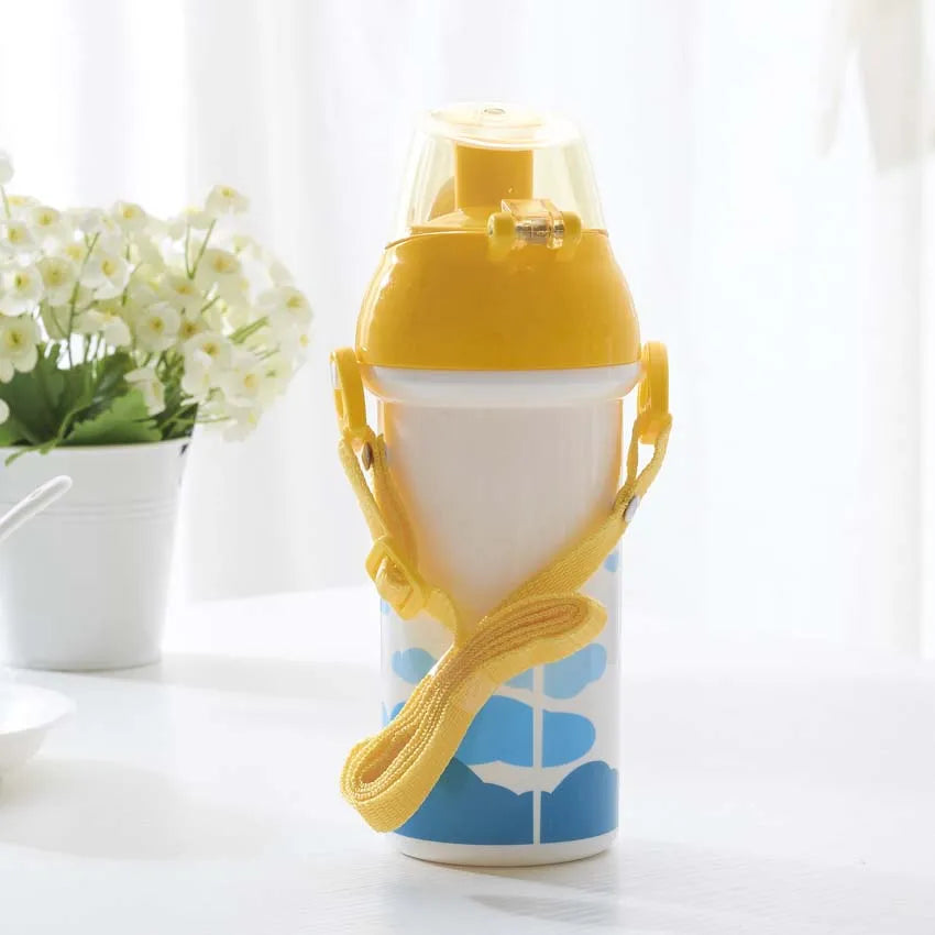 460ml Baby Water Bottle Kid Bottles Child Drinking Bottle for Water Sport Feeding Plastic Tumbler Leak Proof