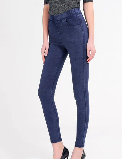 lady casual Slim fitted Stretch Denim pant Skinny pocket blue black Jeans ankle Jeggings leggings for women Pencil Pants