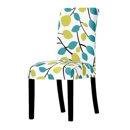 Chair Cover Printed Stretch Anti-dirty Elastic Seat Cover used For Wedding Party Home Kitchen Dining Room office living room