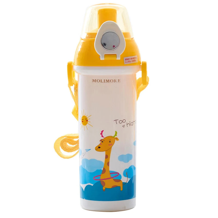460ml Baby Water Bottle Kid Bottles Child Drinking Bottle for Water Sport Feeding Plastic Tumbler Leak Proof