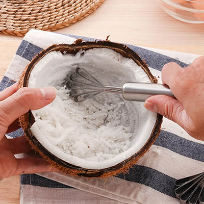 Coconut Planer Slicer Stainless Steel Coconut Shredded Scraper Coconut Meat Fish Scaler Planer Vegetable Grater Kitchen Supplies