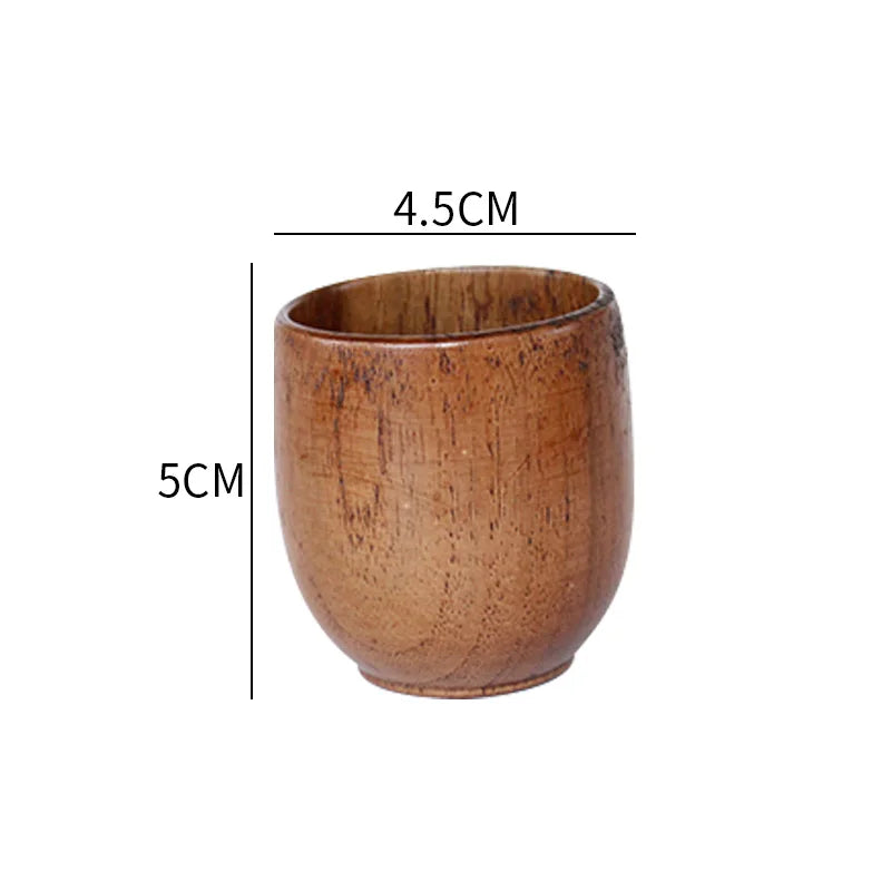 Wooden Big Belly Cups Handmade Natural Spruce Wood Cups Beer Tea Coffee Milk Water Cup Kitchen Bar Drinkware Dropshipping