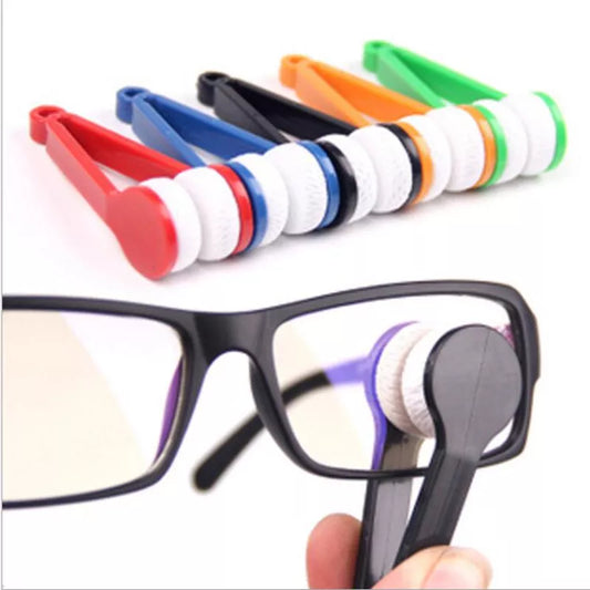 Mini Soft Eye Glasses Lens Cleaning Brush Cleaner Wipe Microfiber Spectacles Eyeglass Eyewear Cleaner Screen Rub Kitchen Towel