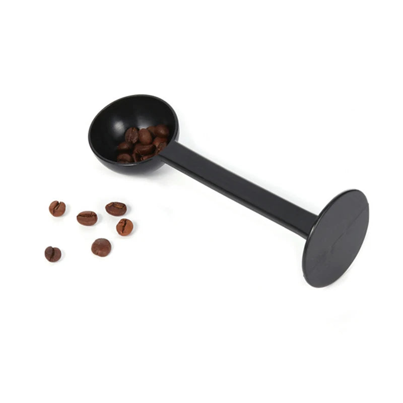 2 In 1 Measurement Coffee Bean Spoon Tamping Coffee Measuring Spoon Espresso Machine Powder Spoon Coffee Kitchen Tool Dropship