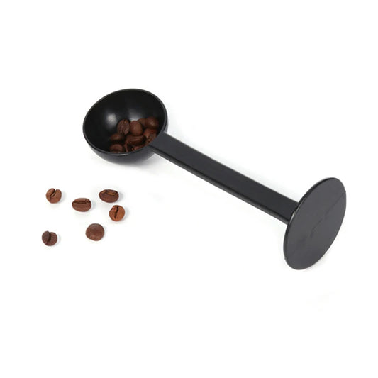 2 In 1 Measurement Coffee Bean Spoon Tamping Coffee Measuring Spoon Espresso Machine Powder Spoon Coffee Kitchen Tool Dropship