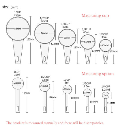 Kitchen Measuring Spoon 5/10 Piece Kitchen Tool Measuring Spoon Set Coffee Sugar Spoon Flour Measuring Cup Kitchen Cooking Tool