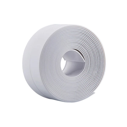 YX 1Roll Waterproof Mold Proof Adhesive Tape Durable Use PVC Material Kitchen Bathroom Wall Sealing Tape Gadgets 3.2M