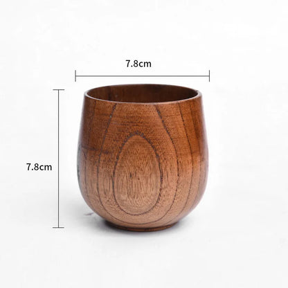 Wooden Big Belly Cups Handmade Natural Spruce Wood Cups Beer Tea Coffee Milk Water Cup Kitchen Bar Drinkware Dropshipping
