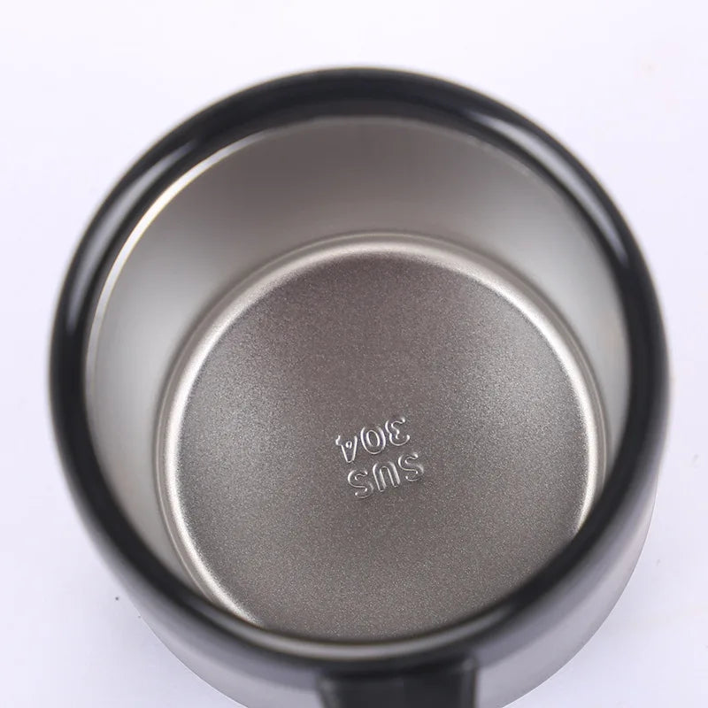2023 New Product Office Coffee Cup Stainless Steel Double-Layer Vacuum Spray Paint Mug With Handle Heat Preservation Coffee Cup