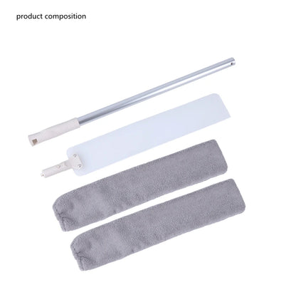 Limpieza Hogar Bedside Dust Brush Stair Corner Household Artifacts Bed Bottom Gap Clean Fur Hair Dusty Magic Microfiber Duster