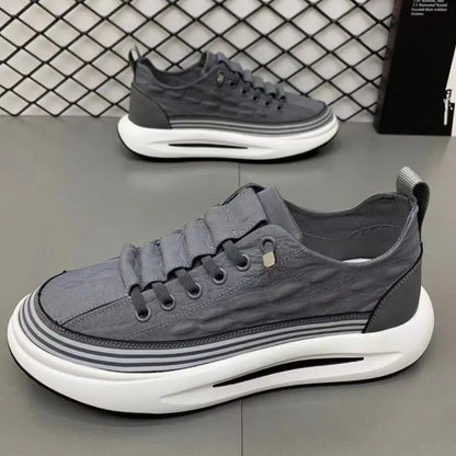 Casual Shoes Men Summer Fashion Breathable New Cloth Shoe Men's Comfortable Lightweight Daddy Shoes High Quality Male Sneakers