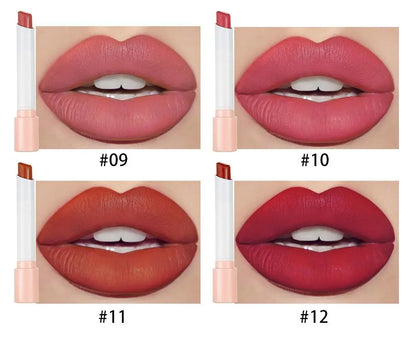 4Pcs Sexy Lipstick Set Long Lasting Velvet Matte Lipstick Lip Makeup Non-stick Cup Waterproof Nude KoreanCosmetic Beauty Make Up