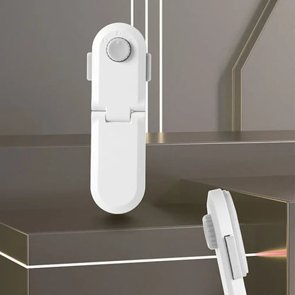 Protection Lock Anti-opening Self-Adhesive ABS Door Stopper Lock Home Security Lock Cabinet Door Lock Baby Safety Lock