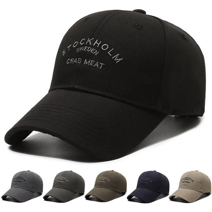 Trend embroidered baseball cap men and women F1 truck driver high quality outdoor fishing hiking cycling travel sports golf hat